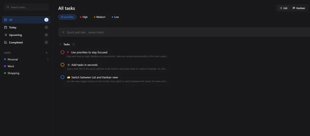 Privacy To-Do List